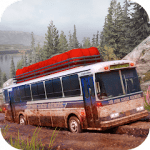 Mud Bus Driving Offroad Game MOD - Unlimited Money APK